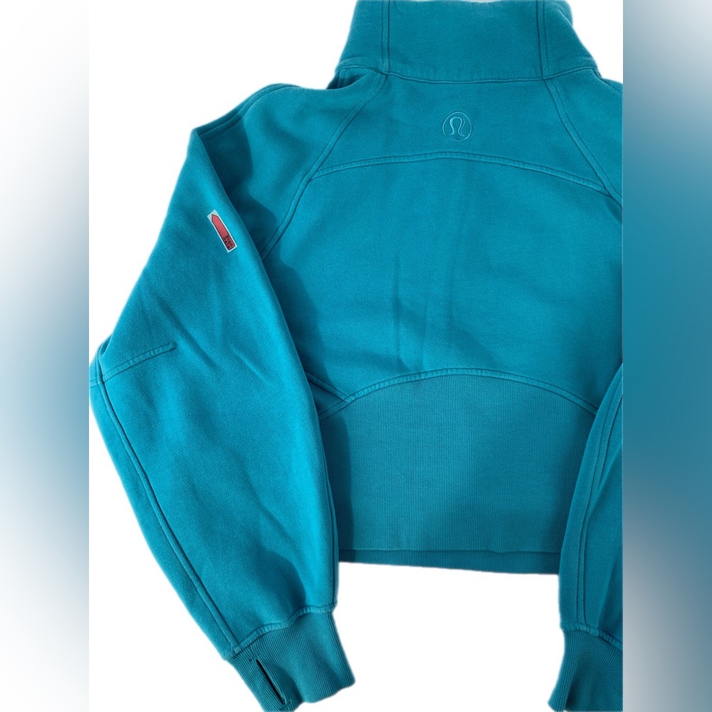Lululemon Scuba Oversized Funnel Neck Half-Zip M/L Oceanic - Picture 8 of 11